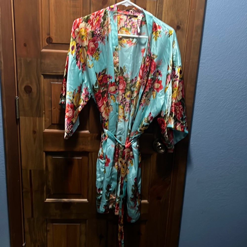 Silk robe